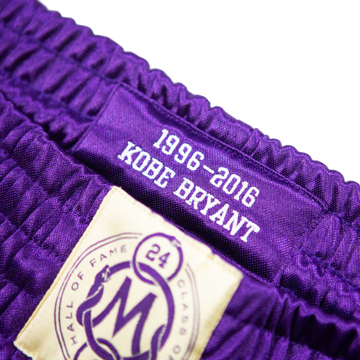 Authentic HOF Los Angeles Lakers Shorts 1996-2016 (Purple)