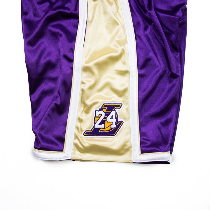 Authentic HOF Los Angeles Lakers Shorts 1996-2016 (Purple)