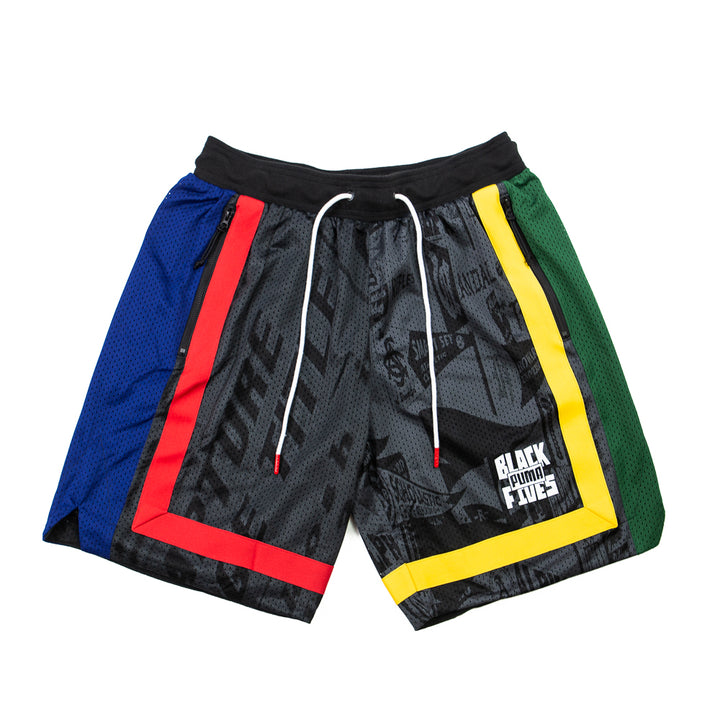 Front Page Shorts (Puma Black/Blue Depths)