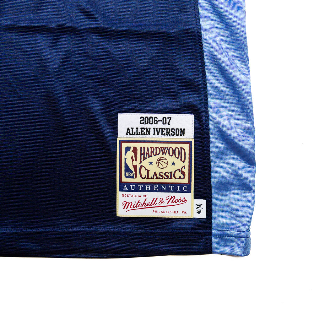 Authentic Allen Iverson Denver Nuggets 06-07 Jersey (Navy Alternate)