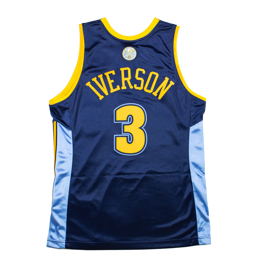 Authentic Allen Iverson Denver Nuggets 06-07 Jersey (Navy Alternate)