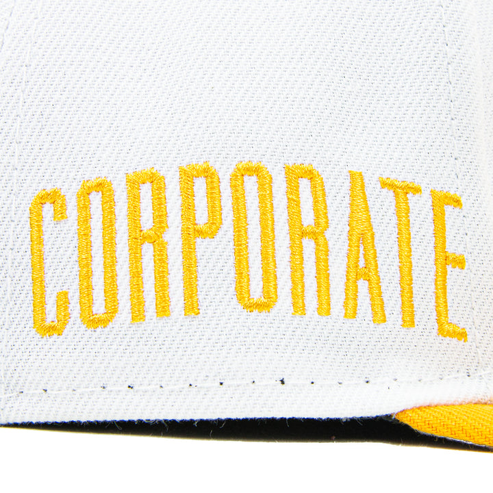 Corporate x Cincinnati Reds Queen City Fitted Cap (White/Citrine)