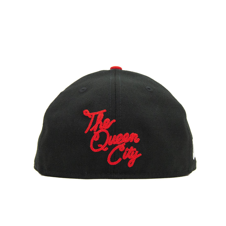 Corporate x Cincinnati Reds Queen City Fitted Cap (Black/Red)