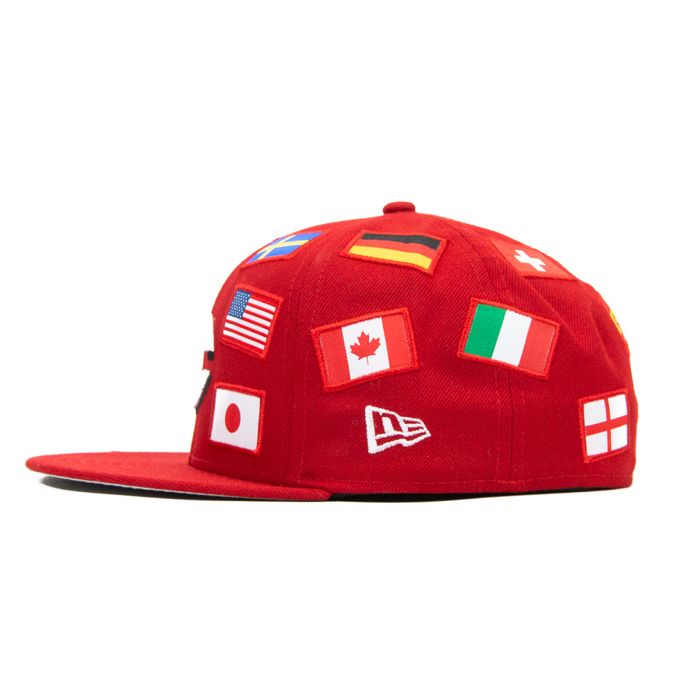 Internationally Known Cincinnati Reds Fitted (Flags)