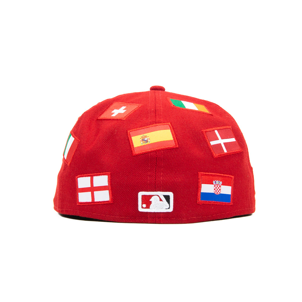 Internationally Known Cincinnati Reds Fitted (Flags)