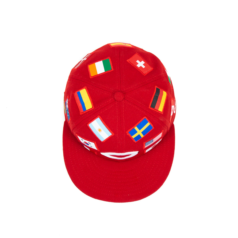 Internationally Known Cincinnati Reds Fitted (Flags)