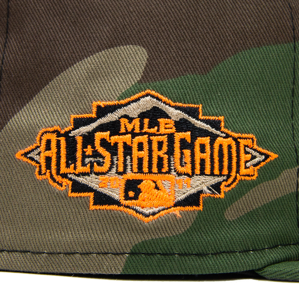 Cincinnati Reds 2011 All-Star Fitted Cap (Camo/Safety Orange)