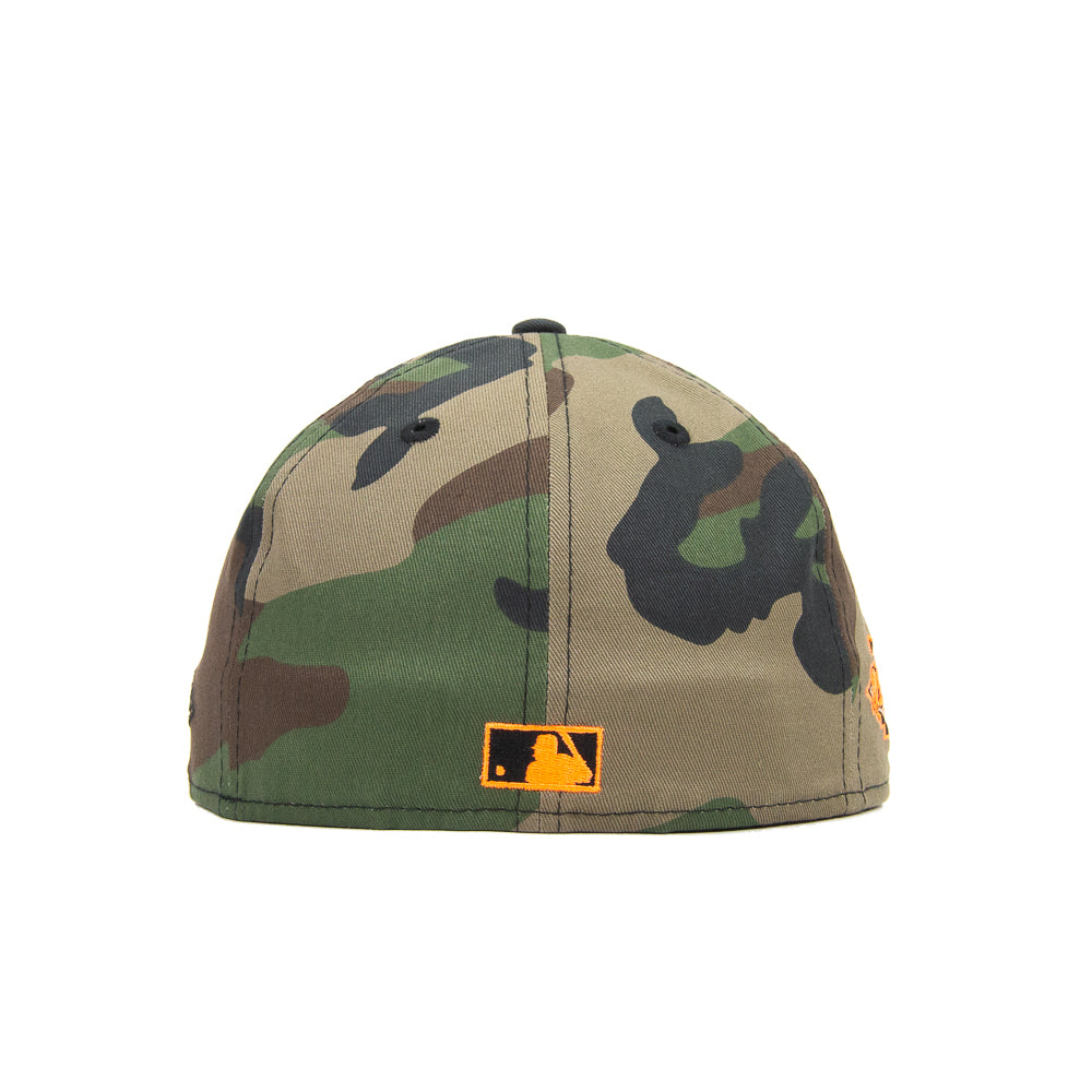 Cincinnati Reds 2011 All-Star Fitted Cap (Camo/Safety Orange)