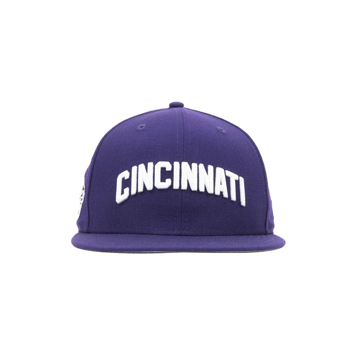 Cincinnati Reds Ohio Side-Patch Fitted Cap (Purple)