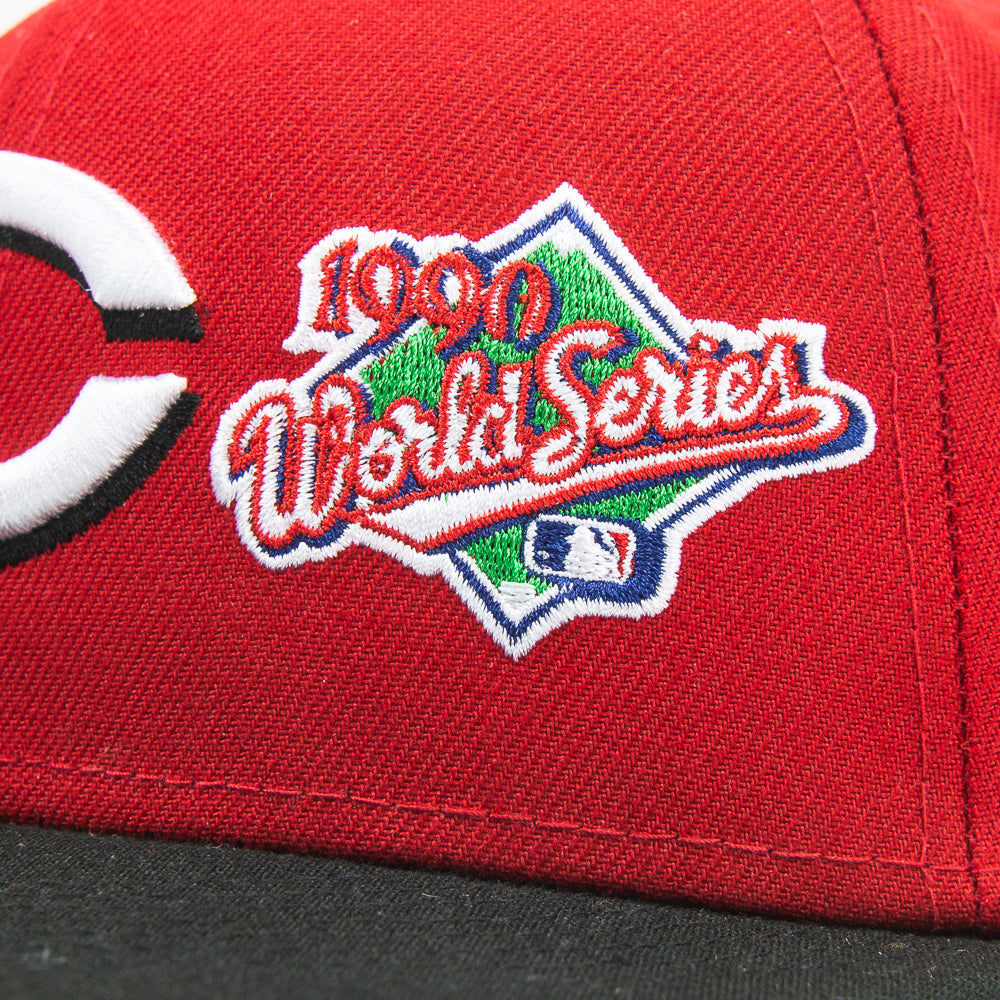 Cincinnati Reds 5x Champs Fitted Cap (Red/Black)