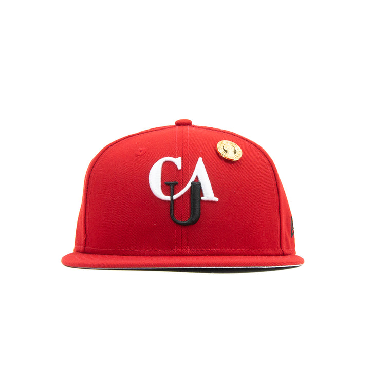 New Era x HBCU Clark Atlanta Fitted Cap (Red)