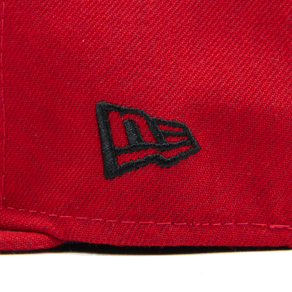 New Era x HBCU Clark Atlanta Fitted Cap (Red)