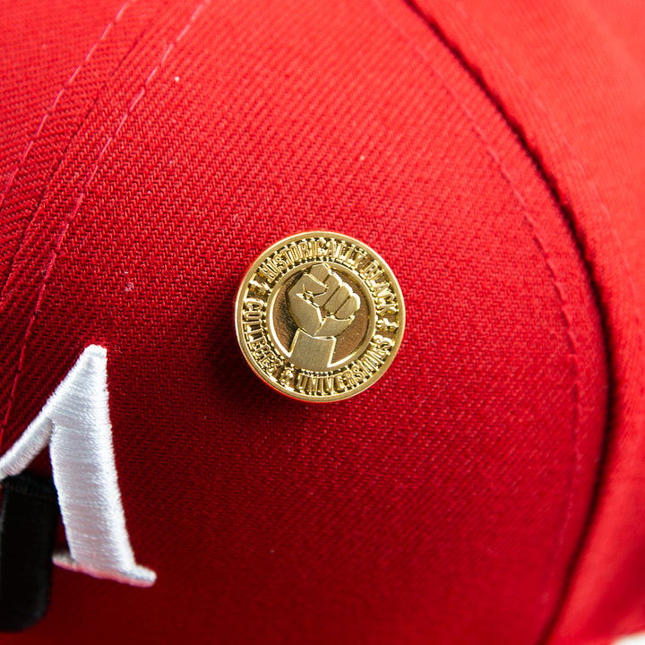 New Era x HBCU Clark Atlanta Fitted Cap (Red)