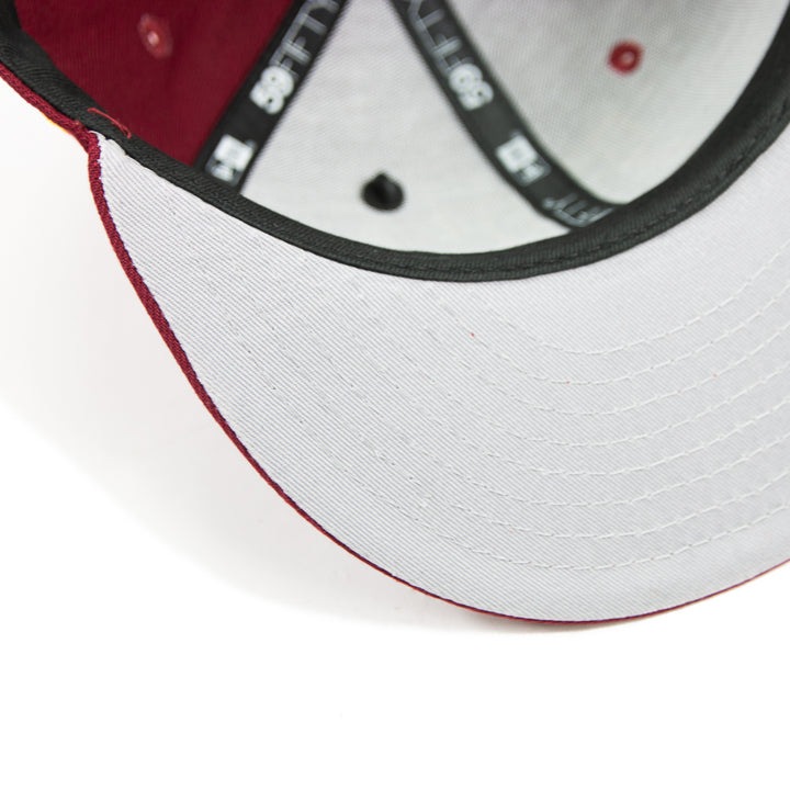 New Era x HBCU Tuskegee University Fitted Cap (Crimson)