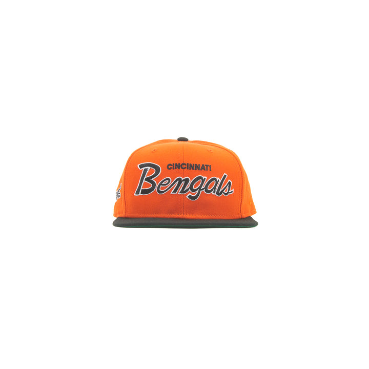 Cincinnati Bengals Script Snapback (Orange/Black)