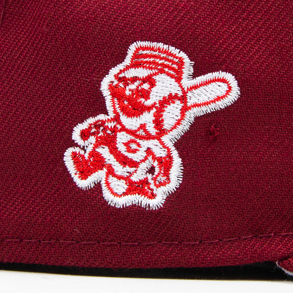Cincinnati Reds C Font Fitted Cap (Cardinal)