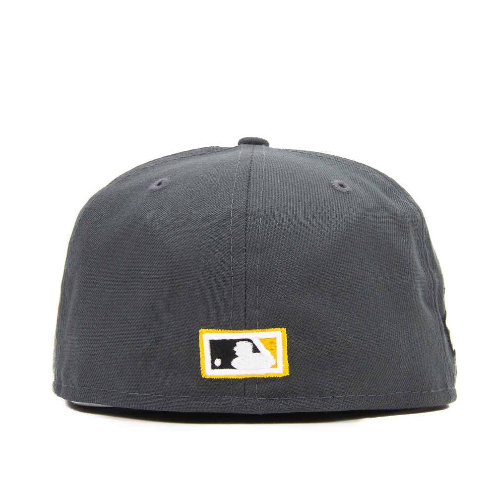 Cincinnati Reds 75 World Series Commissioner Fitted Cap (Dark Grey)