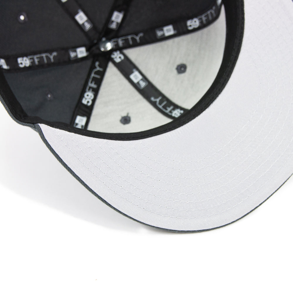 Cincinnati Reds 75 World Series Commissioner Fitted Cap (Dark Grey)