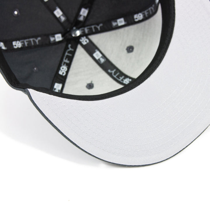 Cincinnati Reds 75 World Series Commissioner Fitted Cap (Dark Grey)