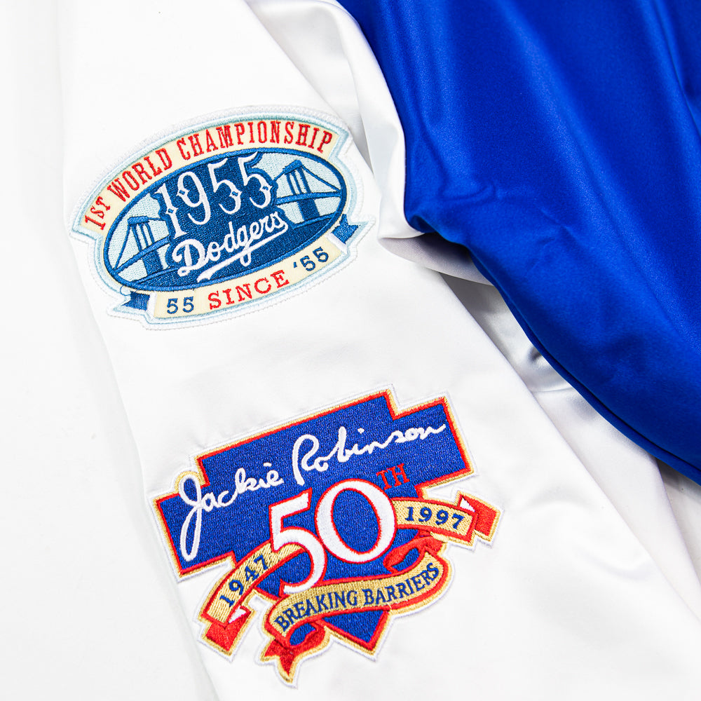 Jackie Robinson MLB Legends Satin Jacket Dodgers (Royal)