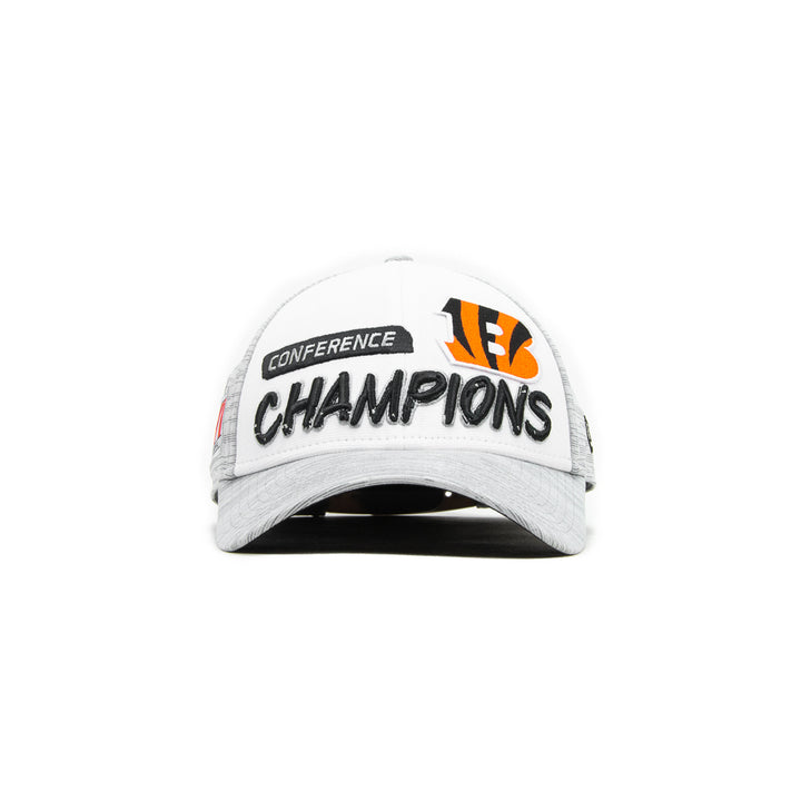 NFL '21 Conference Champs Cincinnati Bengals Cap (White/Grey)