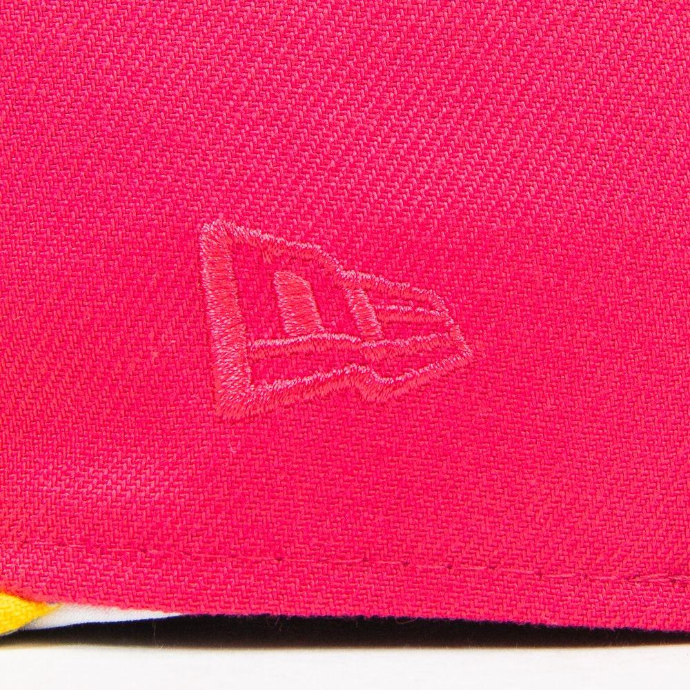 Los Angeles Dodgers 1988 World Series Fitted Cap (Energy/Canary Yellow)