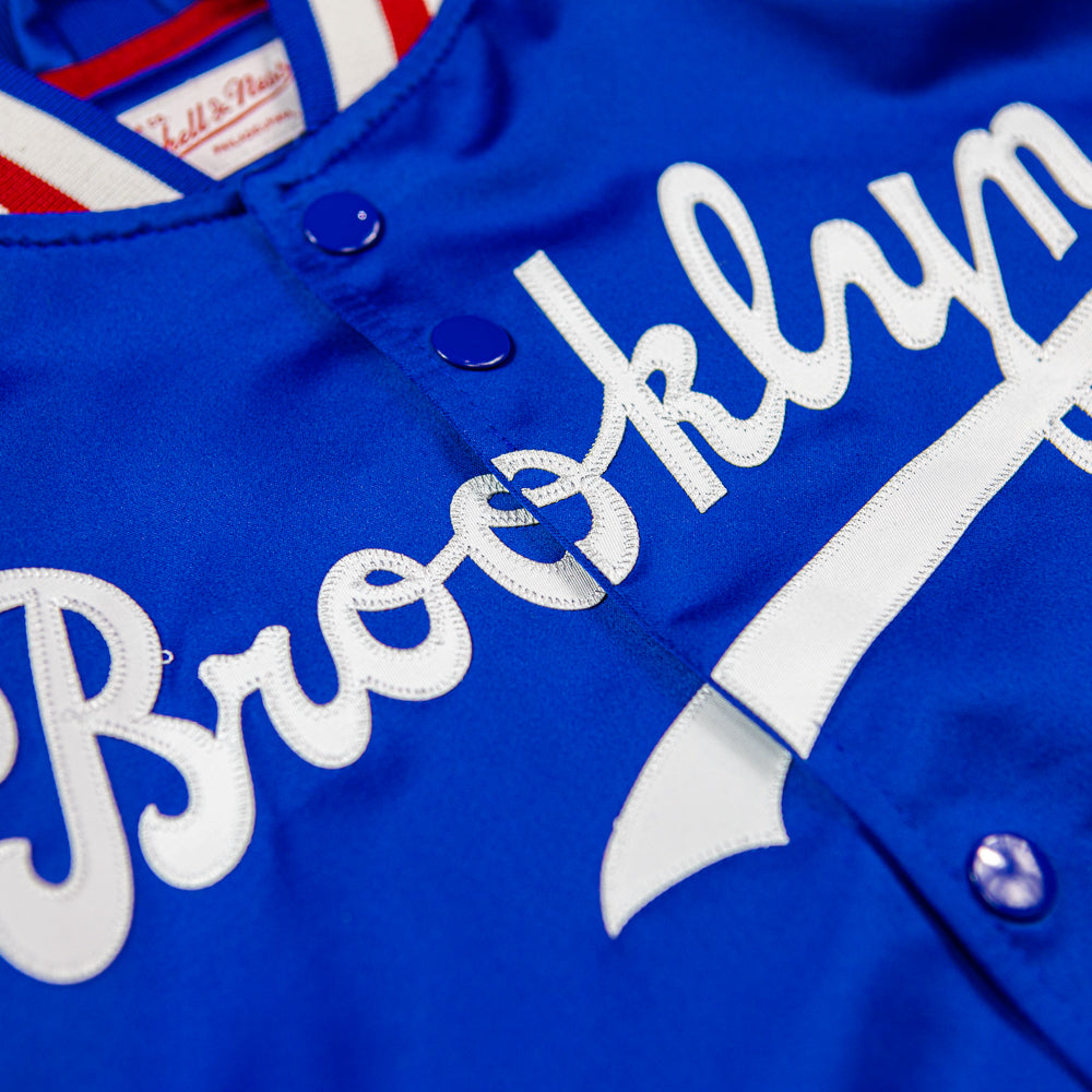 Jackie Robinson MLB Legends Satin Jacket Dodgers (Royal)