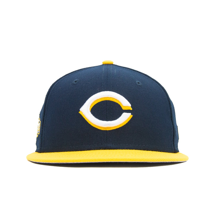 Cincinnati Reds 2015 All-Star Game Fitted Cap (Navy/Yellow)