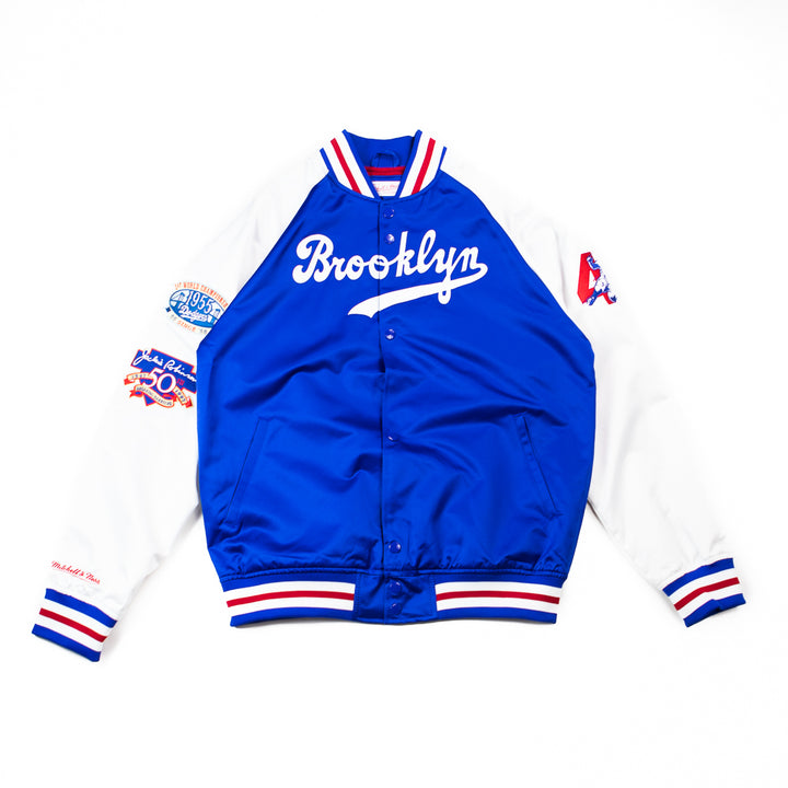 Jackie Robinson MLB Legends Satin Jacket Dodgers (Royal)