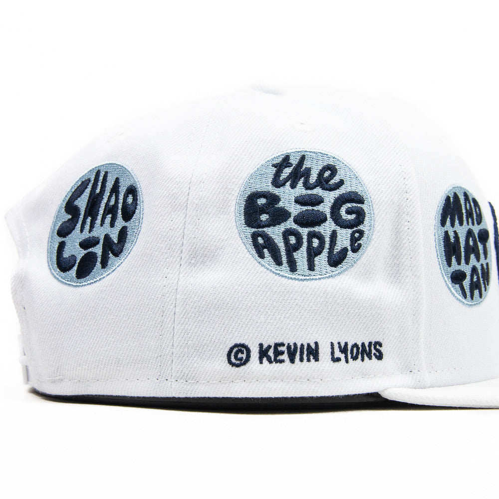 Kevin Lyons Basketball Snapback (White)